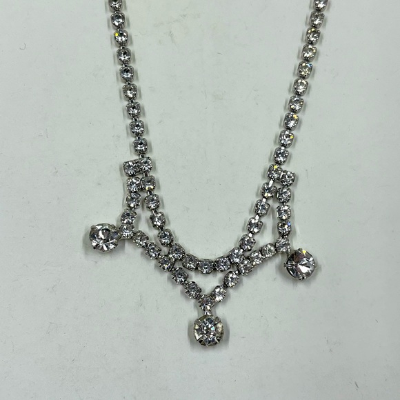 Rhinestone Vintage Choker Necklace - Picture 4 of 6